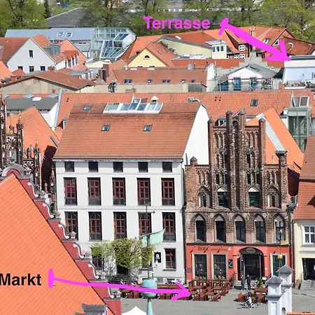 Mit Grosser Dachterrasse Im Herzen Greifswalds Lägenhet