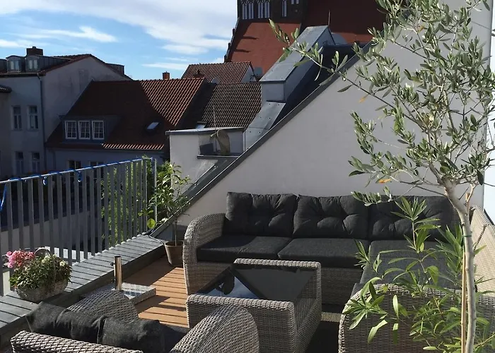 Διαμέρισμα Mit Grosser Dachterrasse Im Herzen Greifswalds